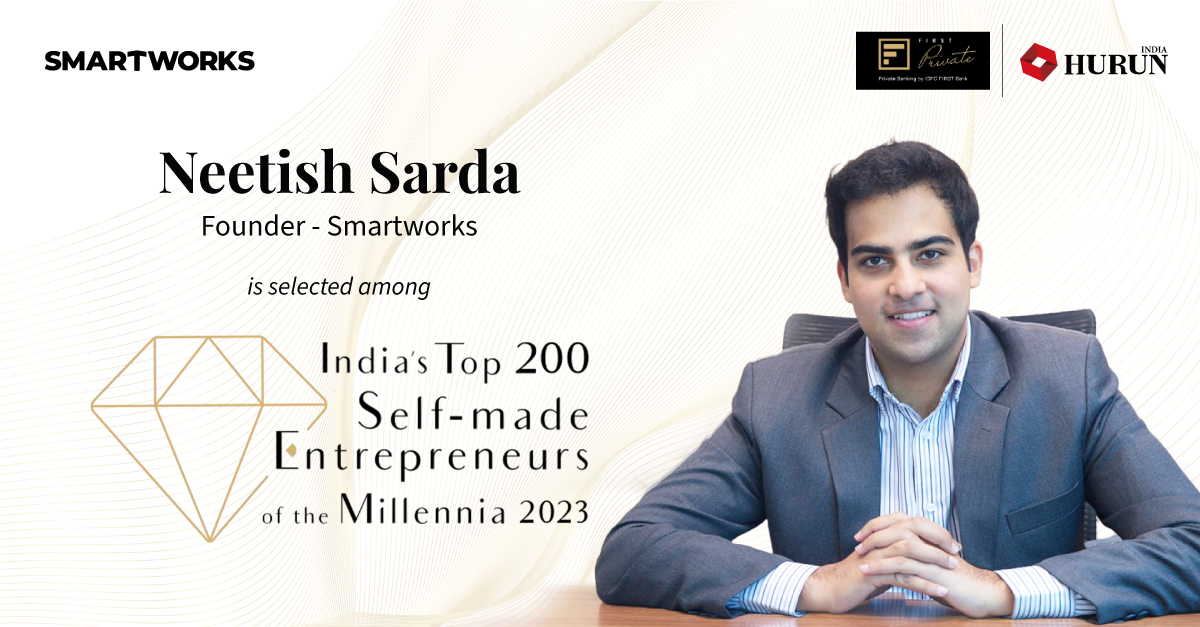 Neetish Sarda features in Top 200 Self-Made Entrepreneurs of the Millenia 2023